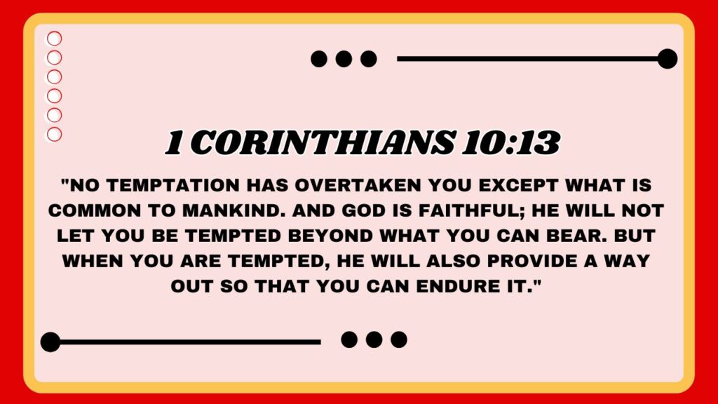 1 Corinthians 10:13