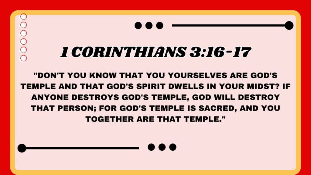 1 Corinthians 3:16-17