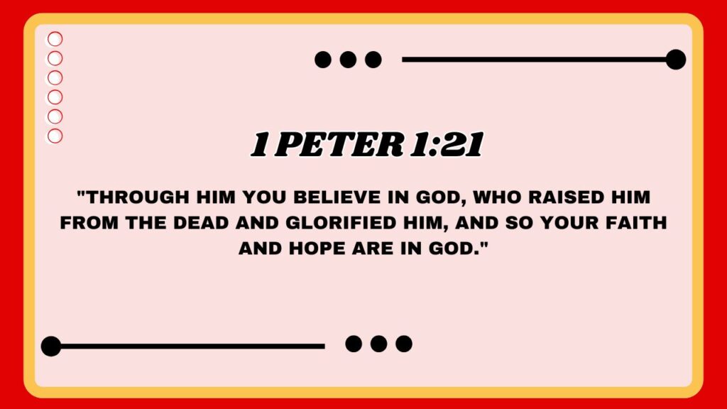 1 Peter 1:21