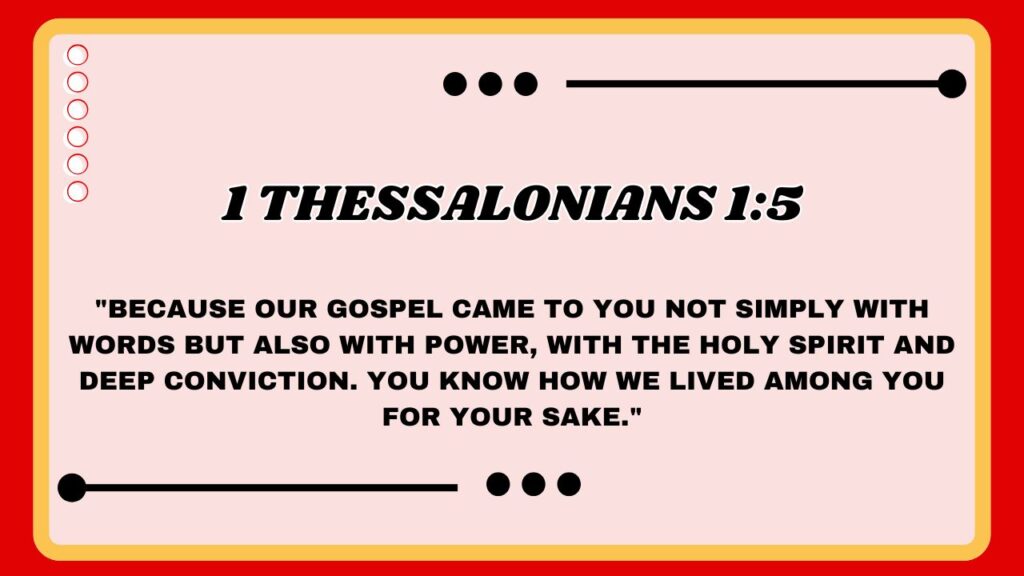 1 Thessalonians 1:5