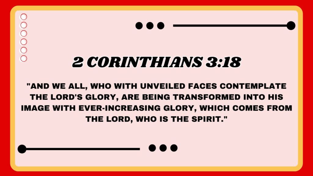 2 Corinthians 3:18