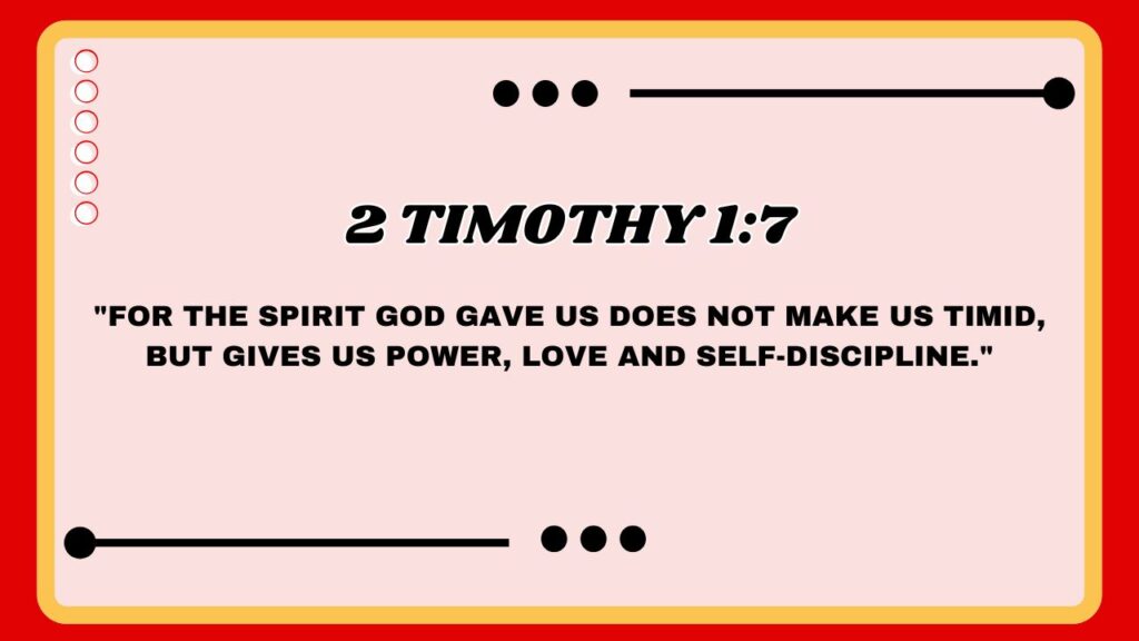 2 Timothy 1:7
