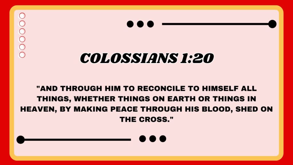 Colossians 1:20