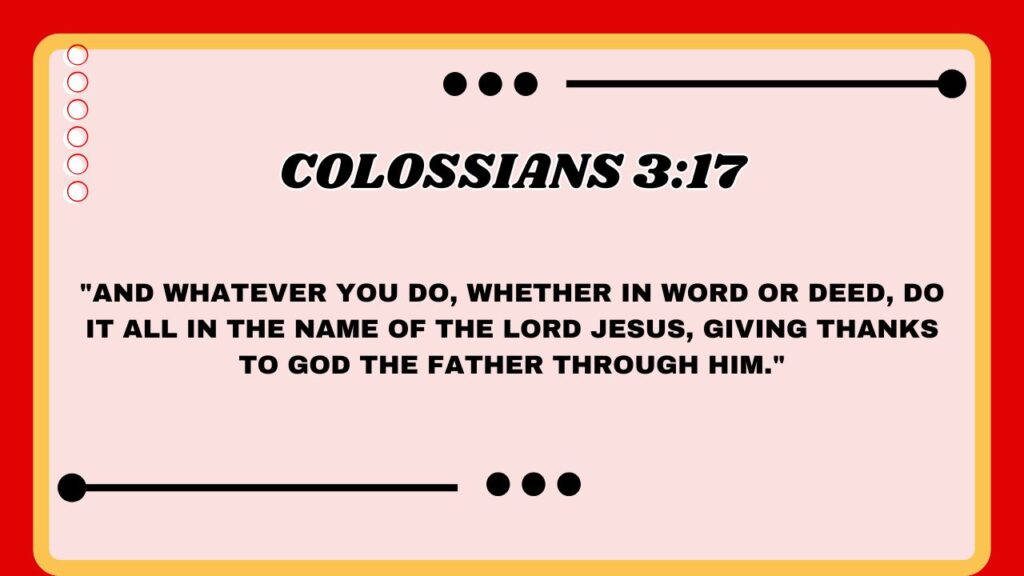  Colossians 3:17