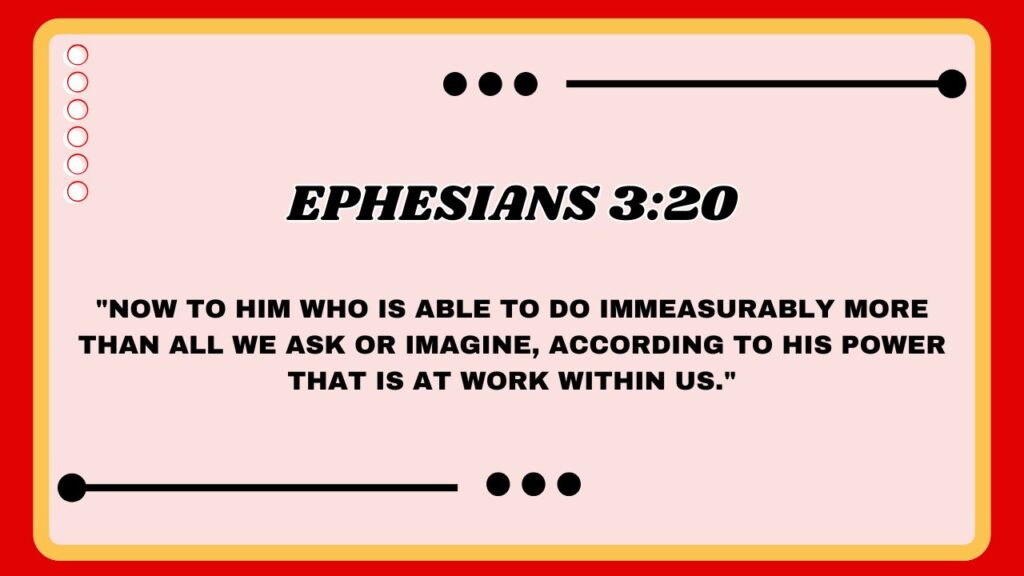 Ephesians 3:20