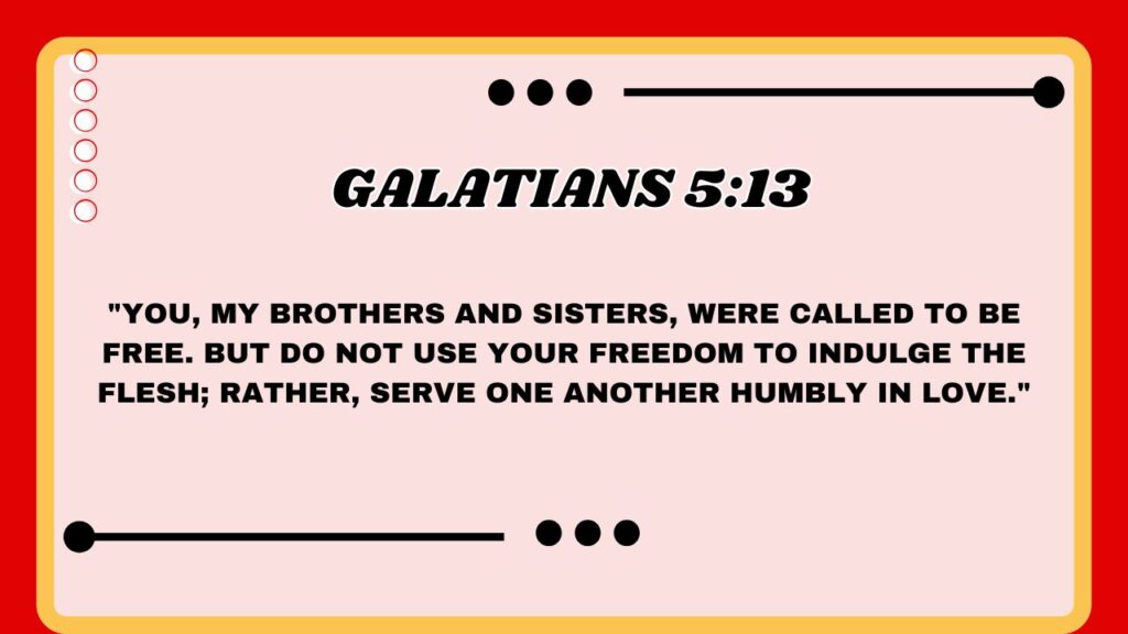 Galatians 5:13