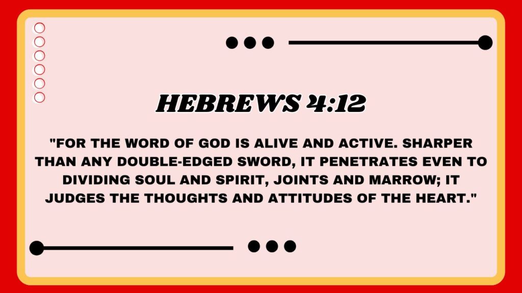 Hebrews 4:12