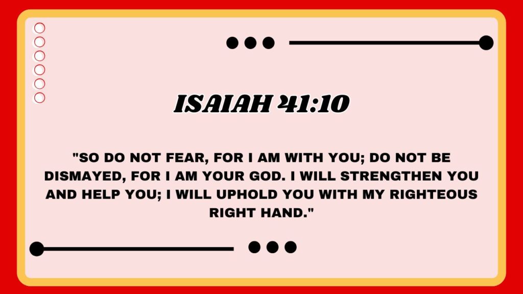 Isaiah 41:10