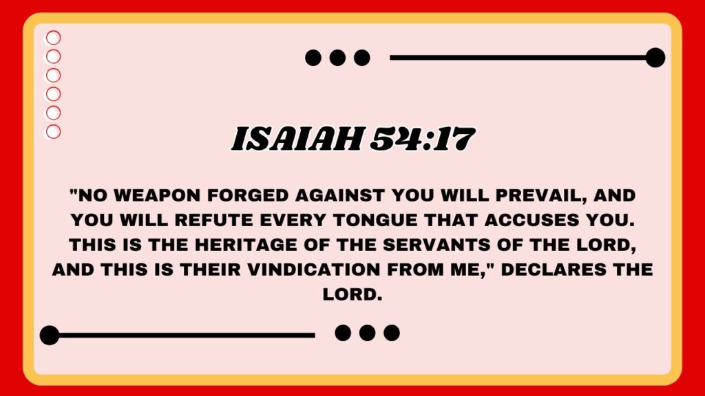 Isaiah 54:17