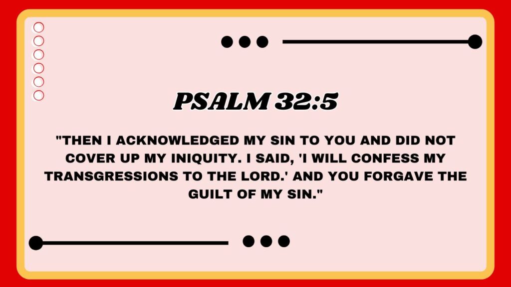 Psalm 32:5