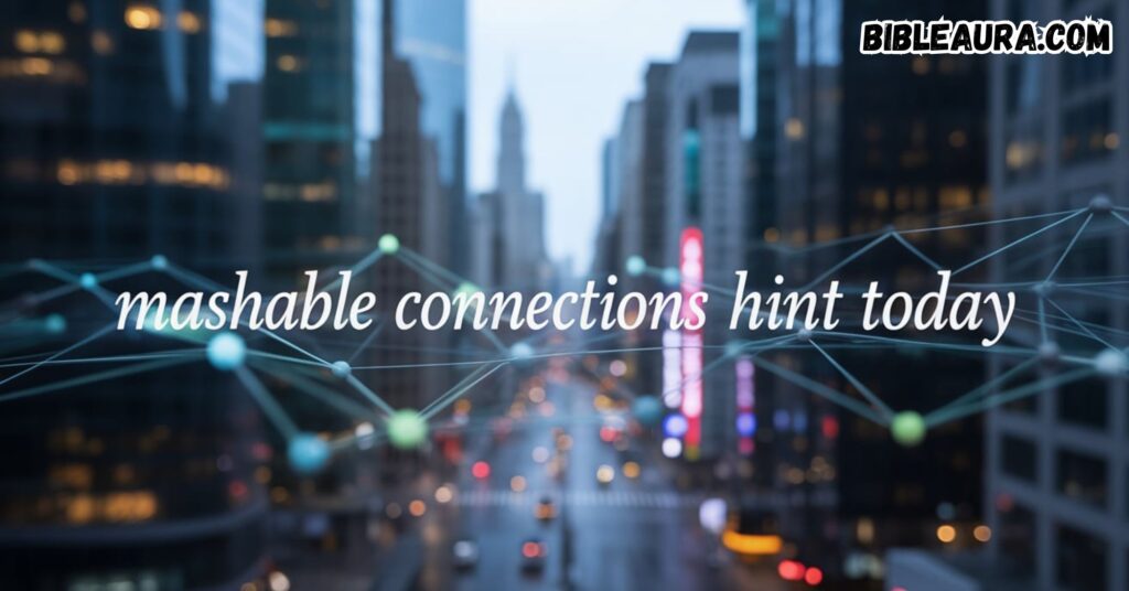 Connections Hint Today